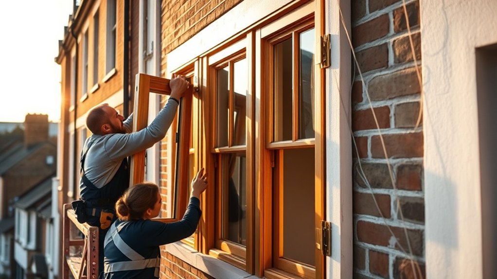 Wooden Window Installation Carshalton